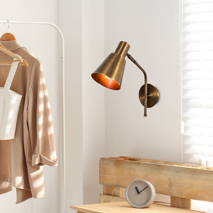 Opviq Sivani - MR-663 Lámpara de pared de metal color cobre